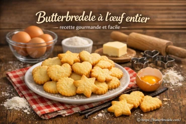 Butterbredele à l’œuf entier
