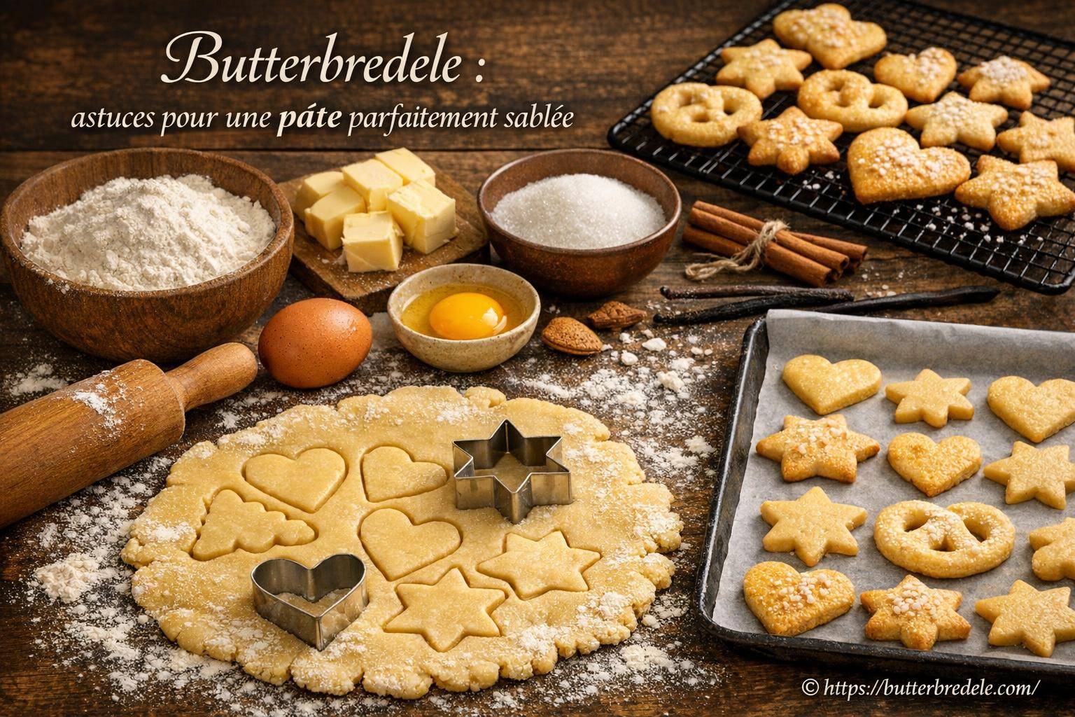 Butterbredele : comment réussir une pâte parfaitement sablée