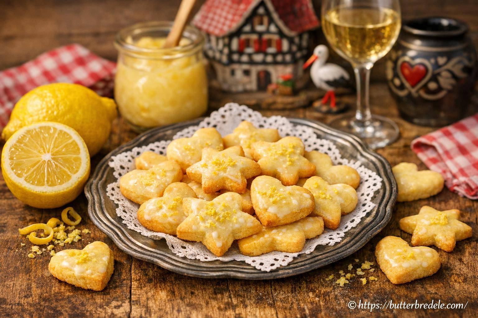 Butterbredele au citron : recette acidulée d'Alsace à découvrir