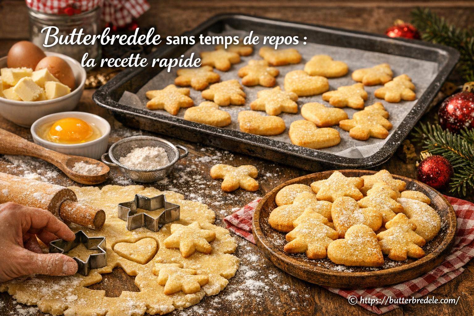 Butterbredele sans temps de repos : la recette rapide et facile