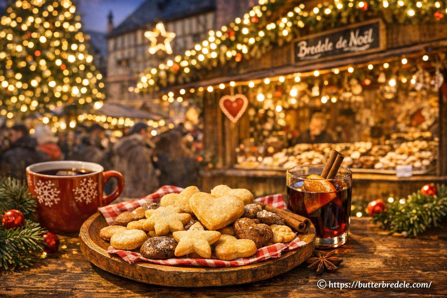 Butterbredele dans les marchés de Noël : traditions et saveurs à découvrir