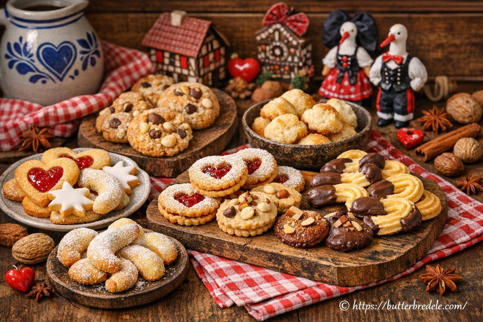 Les variantes régionales du butterbredele : découvrez les petits sablés alsaciens